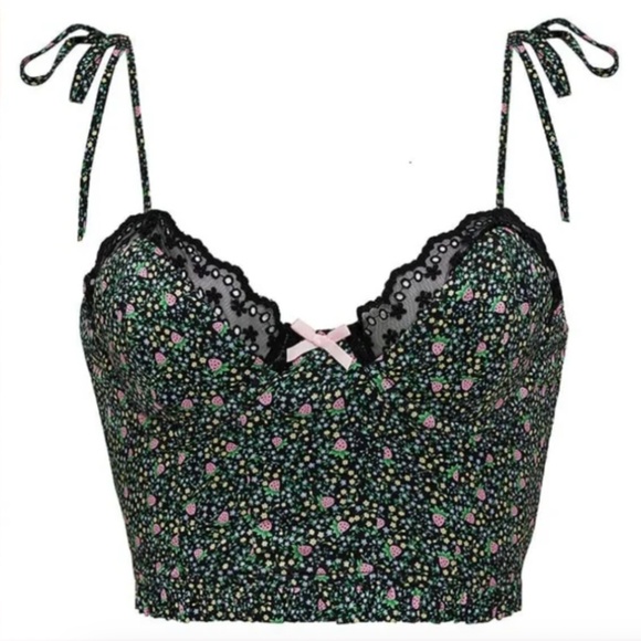 For Love and Lemons 🍋 Farrah Bustier & High Waist Thong Set - Picture 5 of 6